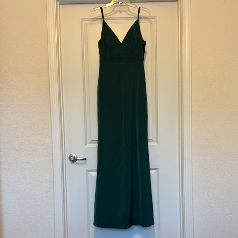 Elegant Green Evening Gown